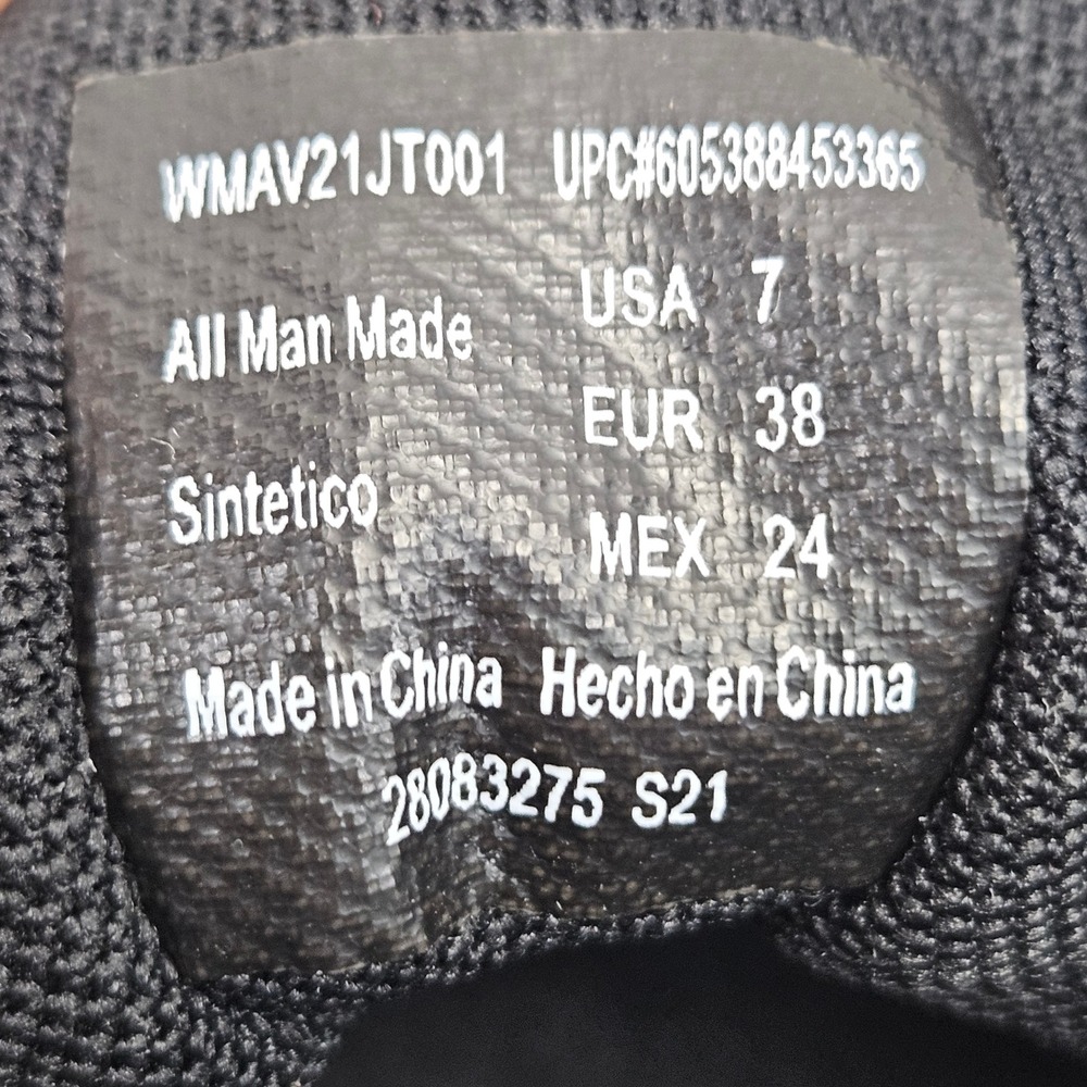Avia Retro Jogger Black White Memory Foam Sneakers WMAV21JT001 Womens 7 NEW - Picture 13 of 15